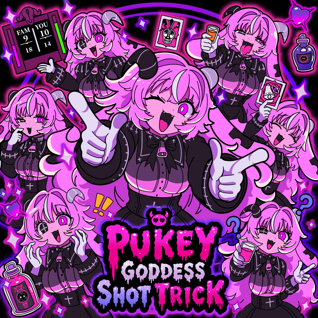 Pukey Goddess Shot Trick（FA）